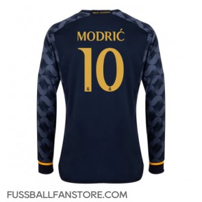 Real Madrid Luka Modric #10 Replik Auswärtstrikot 2023-24 Langarm
